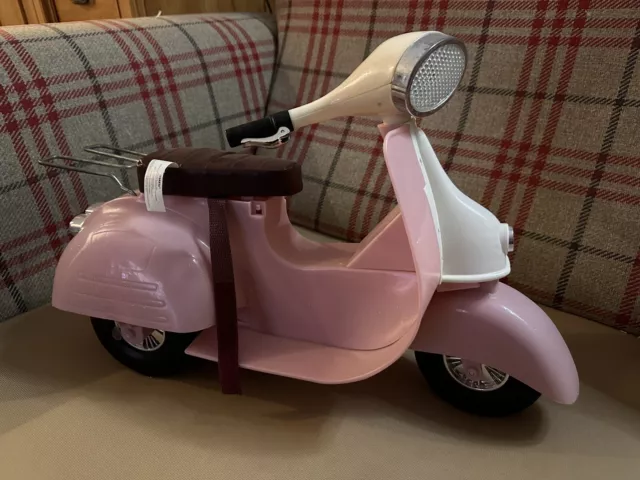 Our Generation Vespa Scooter Moped  Pink 18" Doll