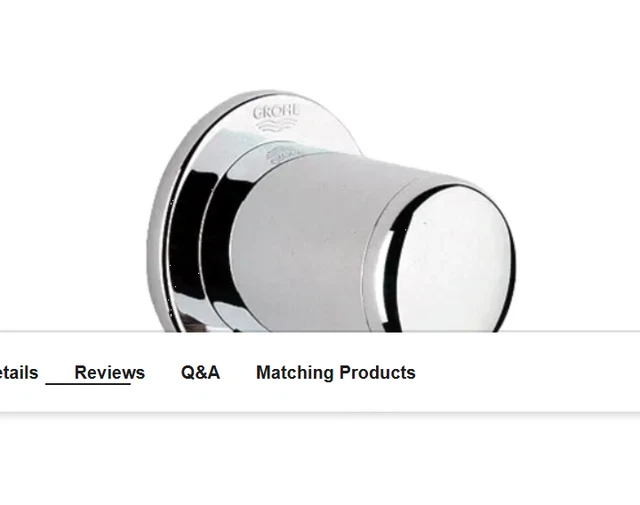 Grohe 28 672 Chrome Wall Supply Elbow With 1/2 Threaded Connection