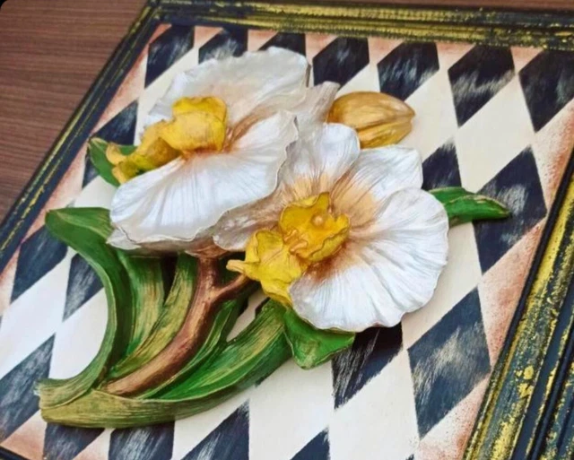 Moule En Silicone Fleur Hortensia 7cm - Pour Pâte Polymère, Fimo, Résine, Plâtre