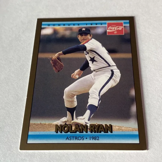 1992 Donruss Coca-Cola Nolan Ryan Baseball #16 Nolan Ryan Houston Astros