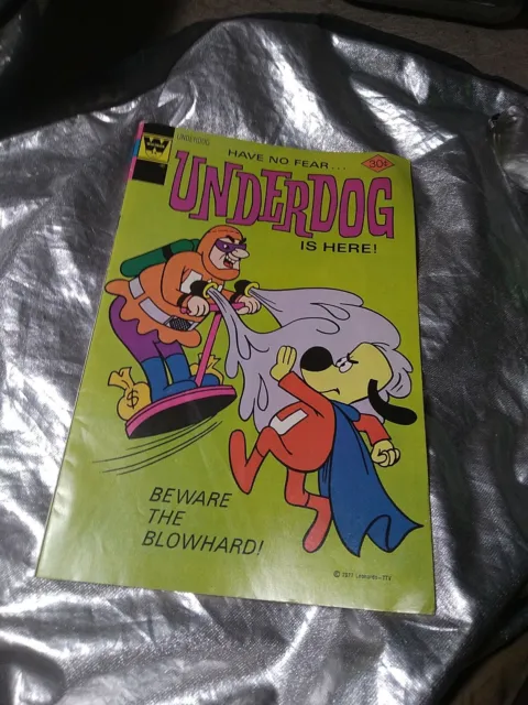 Underdog #12 1977 Bronze Age Beware The Blowhard Excellent Cond. Whitman comics