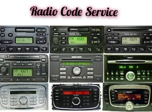 Ford V & M Serial Radio Code Unlock- Focus-Transit-Fiesta-Mondeo-C-Max-Ka-Fusion