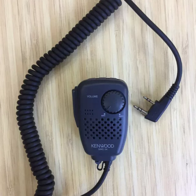 For Motorola KENWOOD SMC-34 Walkie Talkie Hand Microphones Adjustable Volume Mic