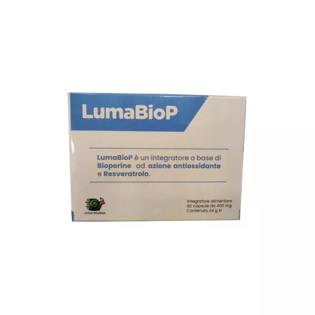 LUMA PHARMA Lumabiop - Antioxidant Supplement 60 Capsules