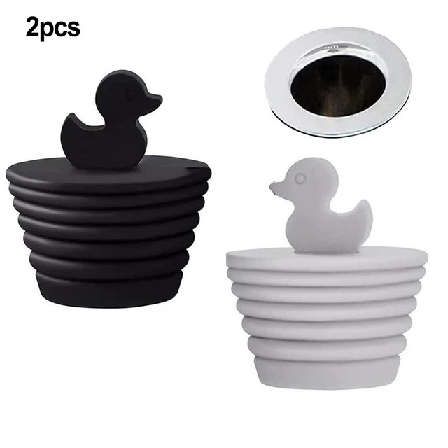 Paquete de 2 tapones de bañera universales de silicona tapones de drenaje para fregaderos de cocina