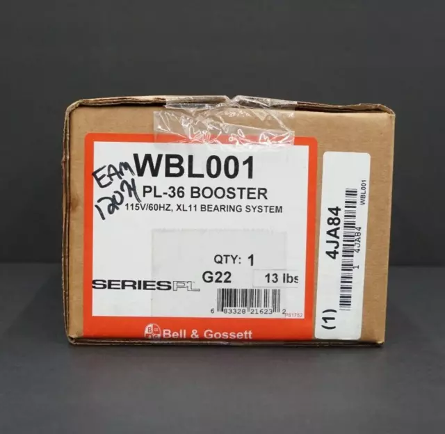 BELL & GOSSETT WBL001 Booster Pump PL-36