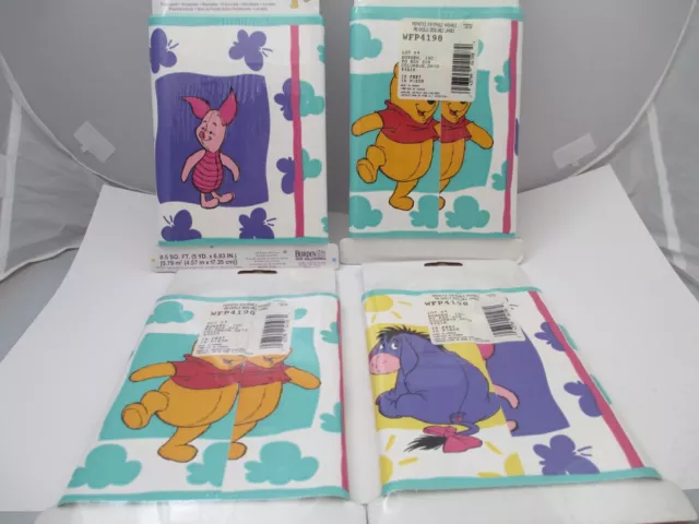 Winnie the pooh wall paper boarder lot Nursery Decor Eeyore Piglet