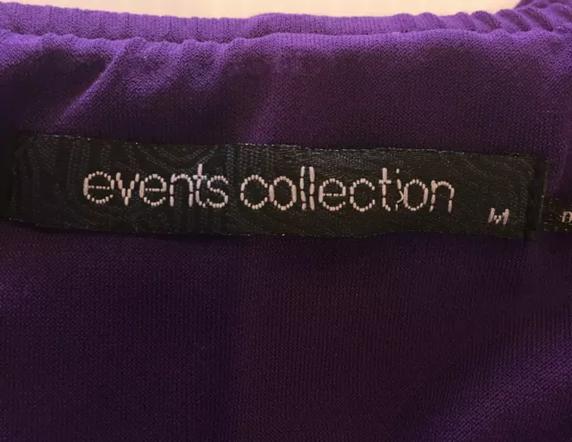 EVENTS COLLECTION WOMENS Size M Purple Strapless Dress $9.93 - PicClick