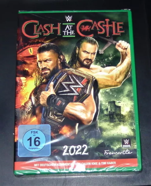 Wwe Clash At The Castle 2022 Dvd Schneller Versand Neu & Ovp