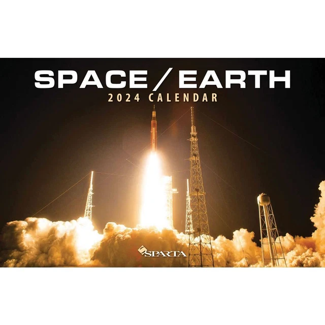 SPARTA CALENDARS, SpaceEarth Deluxe 2024 Wall Calendar 19.95 PicClick