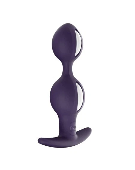Fun Factory - B Balls Duo Blanco/Violeta Oscuro