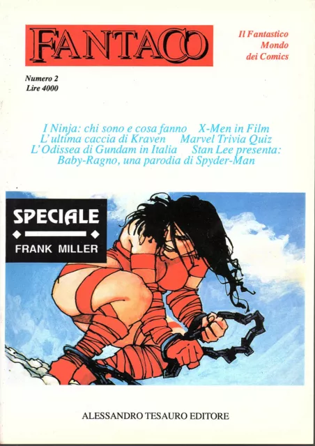 FantaCo n. 2 Alessandro Tesauro editore (1990) speciale Frank Miller