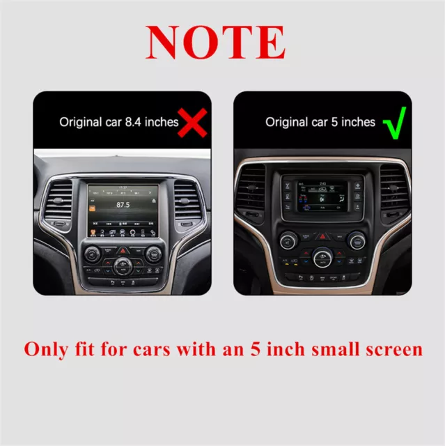 9.7 inch Vertical Stereo Radio GPS Navigation For Jeep Grand Cherokee 2014-2022 2