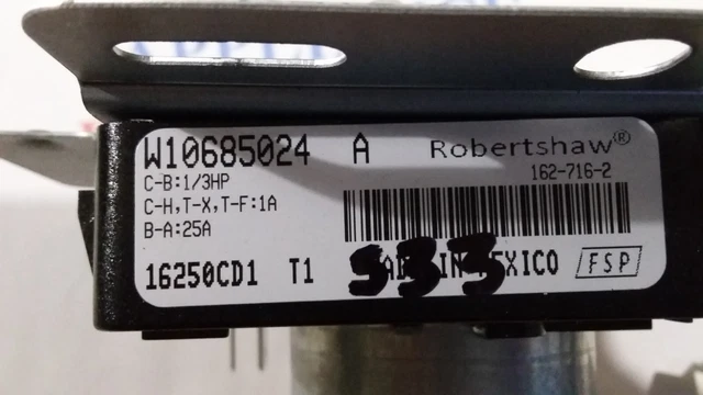 Whirlpool Dryer Timer    W10685024