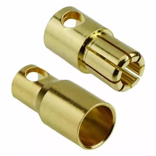 Heavy Duty 6mm Lipo Battery Male Female Plug Socket Banana Bullet Connectors RC