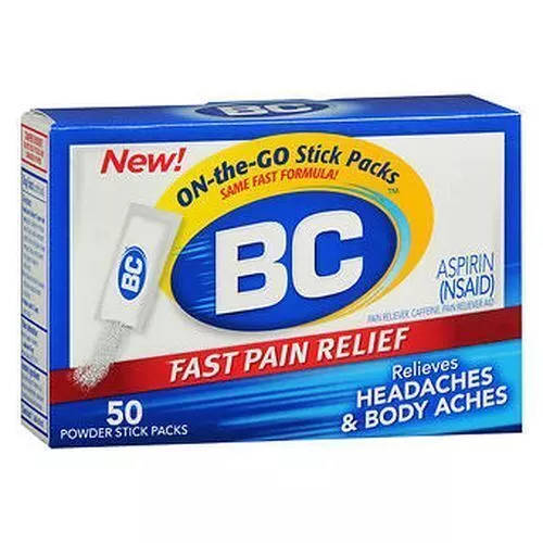 BC Alivio Del Dolor Polvos 50 Cada Por Med Tech Productos