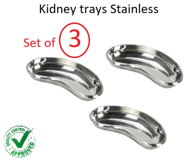 Professional Surgical KIDNEY TRAY DISH BASIN QUALITY Stainless Steel 6" 8" 10"