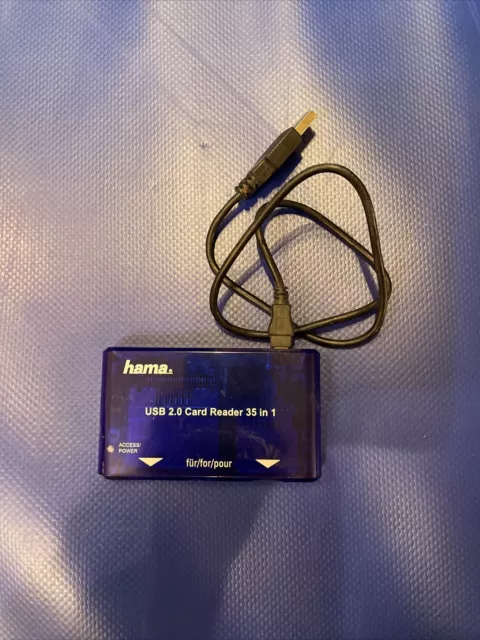 Hama Kartenleser USB 2.0 35-in-1 Kartenlesegerät Card Reader