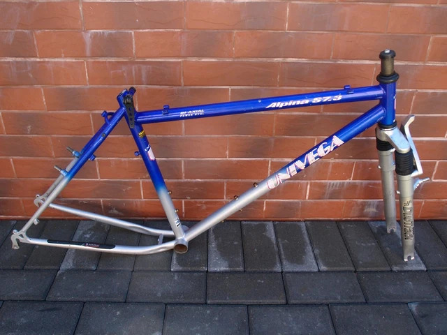 Dan Falvey Bici Kastle Trekking Steel And Fork Blue Vintage