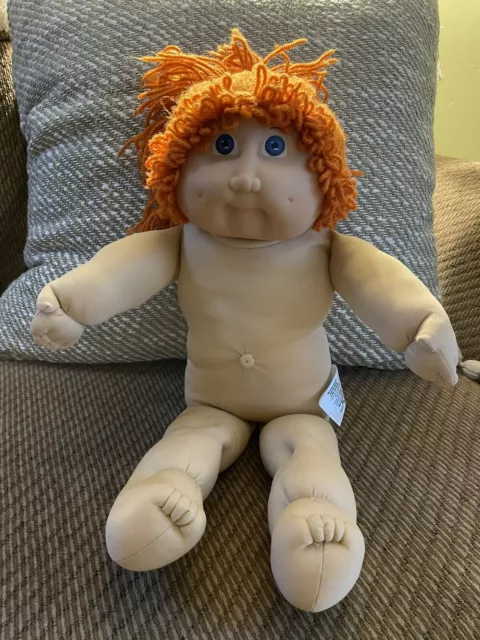 Vintage Cabbage Patch Kids Jesmar Doll Red Hair, Blue Eyes