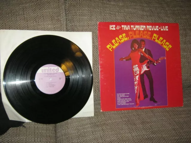 Ike and Tina Turner Revue Live-Please,Please,Please1964USA7765Vinyl sehr gut-RAR