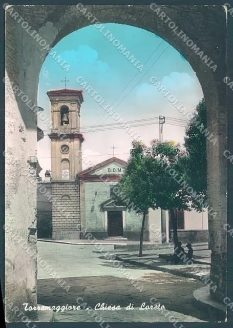 Foggia Torremaggiore Chiesa di Loreto Foto FG cartolina JK5959