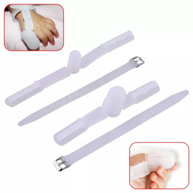 Baby Kids Child Silicone Thumbsucking Glove Stop Thumb Sucking Finger Guard Tool