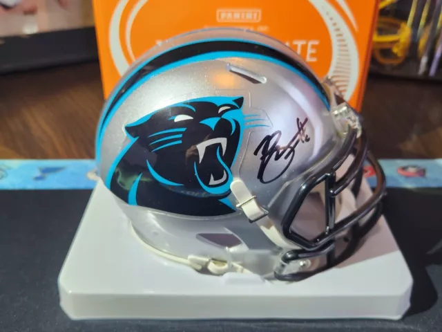 BRYCE YOUNG Carolina Panthers Signed Riddell Speed Mini Helmet - Fanatics COA