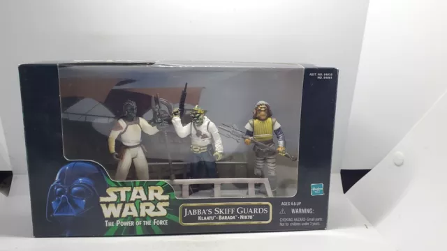 Hasbro Star Wars Jabba's Skiff Guards Action Figure Set Power of the Force 1998