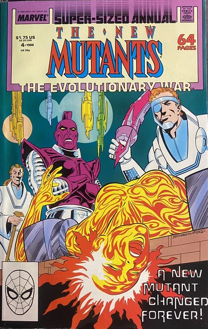 New Mutants Annual #4,  Vol. 1 (1983-1991) Marvel Comics VF