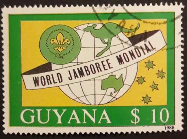 Guyana 1988 Weltpfadfindertreffen Mi-Nr. 2490 gestempelt - Beschreibung lesen!