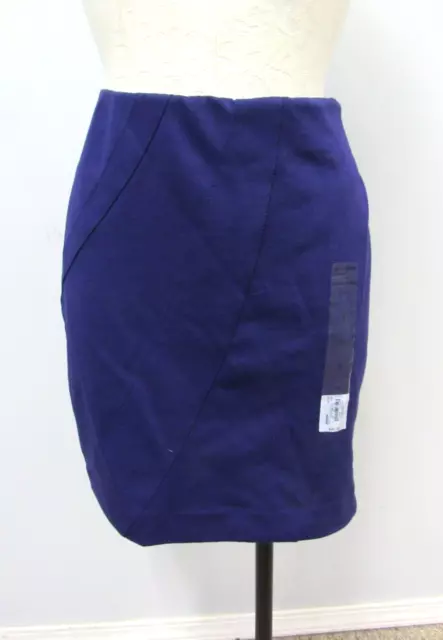 Simply Vera by Vera Wang Purple Ponte Skirt Women's Size Small New