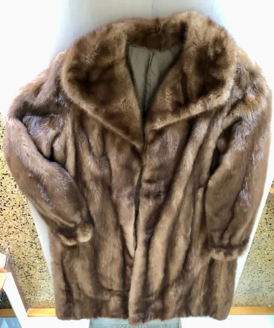 cappotto visone biondo, anni 80