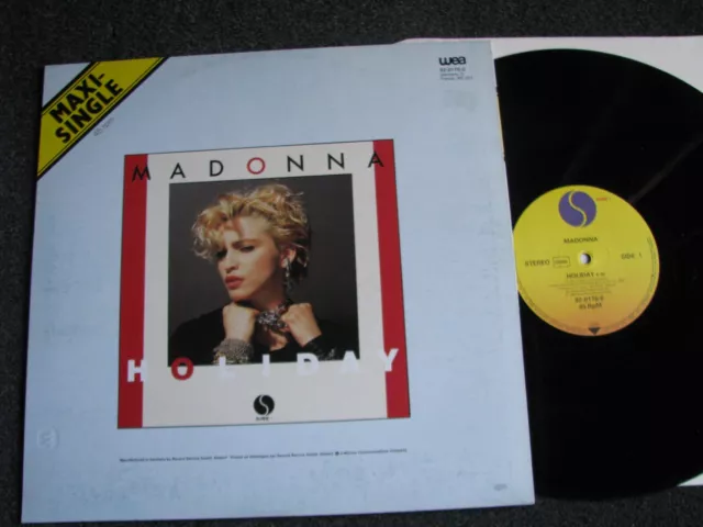 Madonna-Holiday 12 inch Maxi LP-1983 Germany-Sire Records-92 0176 0