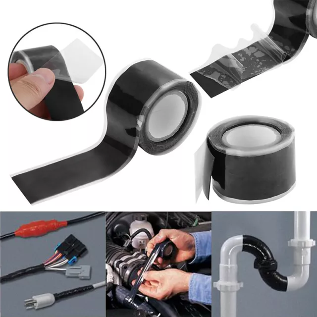 Self Fusing Silicone Performance Repair Tape Bonding Rescue Wire Hose TapeA~m'