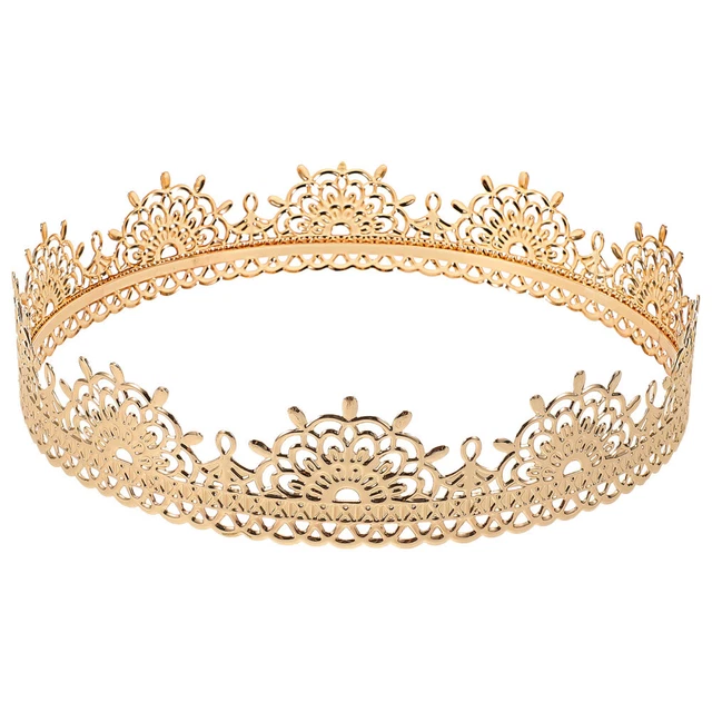 COSPLAY KING CROWN Decorative Crown Headband Vintage King Hairband