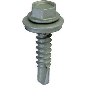 ITW Teks Roofing Screw - #12 x 1" - Hex Washer Head - Drill Point - 21418,