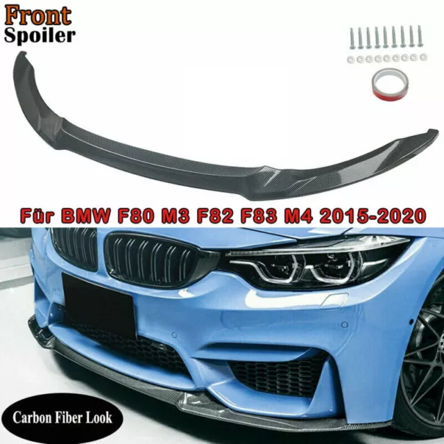 Frontspoiler Lippe Für 2015-2020 BMW F80 M3 F82 M4 CS Stil Splitter Carbon Style