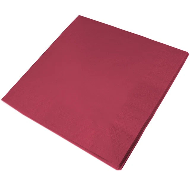 Swantex Dinner Napkins 40cm 2ply Burgundy (Pack of 2000)