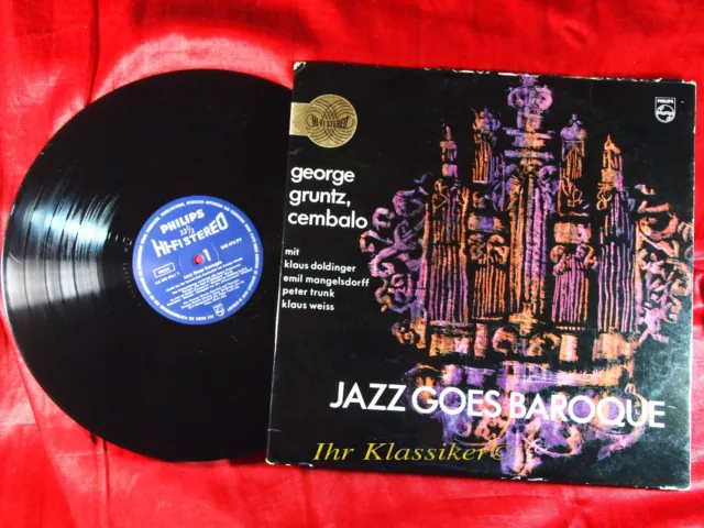 George Gruntz Jazz Goes Baroque Klaus Doldinger Emil Magelsdorff Klaus Weiss Lp