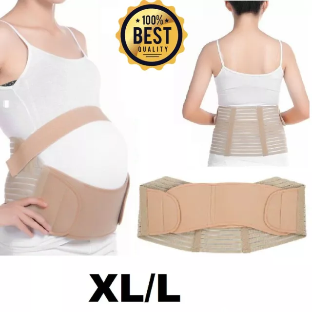 Pregnancy Belly Band Breathable Adjustable Maternity Belt Back Pelvic Support AU