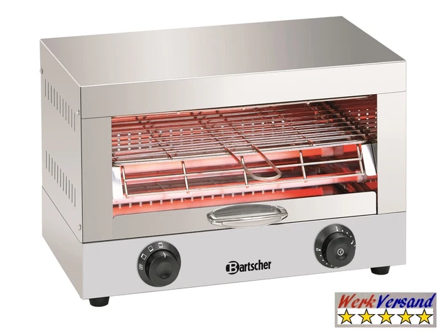 ✅Bartscher ✅ Edelstahl Toaster Überback Salamander Art ✅ Werkversand Frei Haus ✅