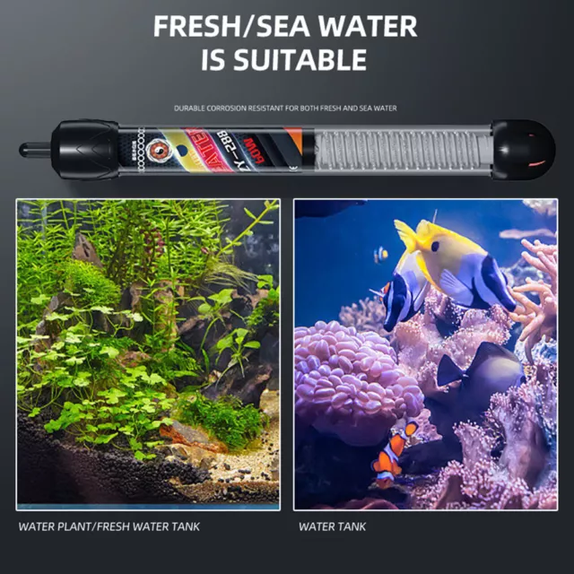 60W Aquarium Heater Explosion Proof for Saltwater Freshwater (us plug) 2