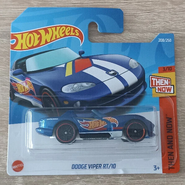 2022 Hot Wheels Dodge Viper RT/10 - 1:64 1/64 HW Then And Now 3/10 Blue