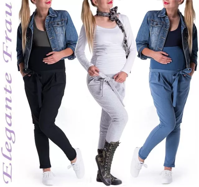 Elegante Umstandshose Sport Hose Röhre Harem Aladin Treggings Leggings Jeggings