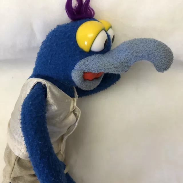 Vintage THE GREAT GONZO Plush 1981 Fisher Price Muppets Stuffed Animal Toy Doll 7