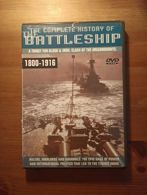 THE COMPLETE HISTORY of the Battleship - 1800 - 1916 - DVD - Rob