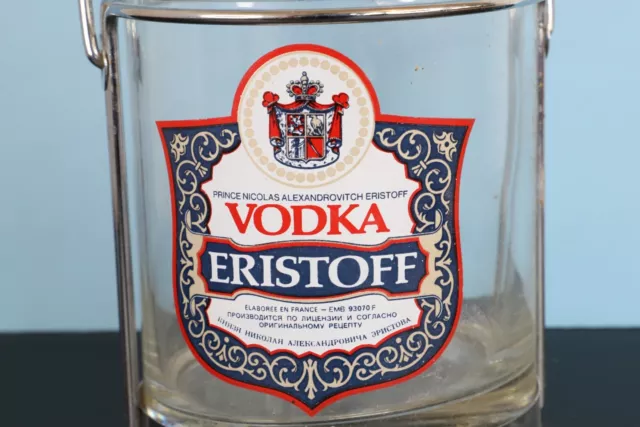 Seau a glace Vodka Eristoff 2