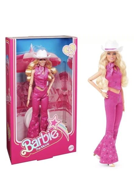 Barbie The Movie Collectible Doll Margot Robbie As Barbie In Pink Western Outfit