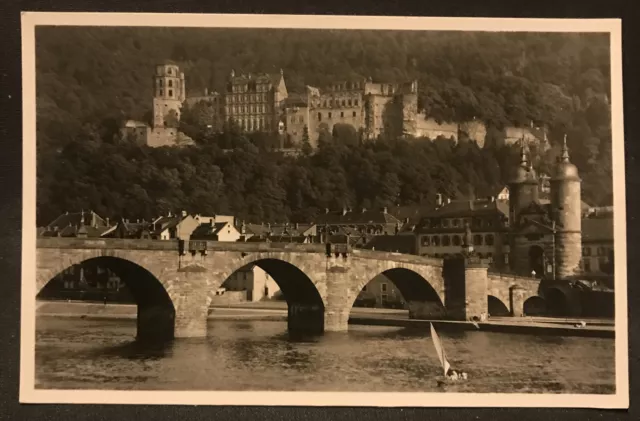 tolle alte PK „Alte Neckarbrücke und Schloß“ Heidelberg 69115 Baden-Württemberg